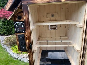 Электрическая коптильня TOKO WOODEN 600л