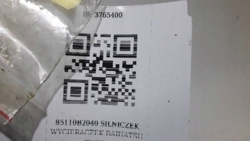 85110B2040 MOTOREK STĚRAČE DAIHATSU CUORE VI