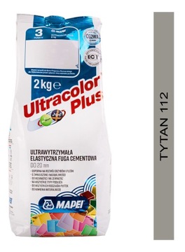 Цементный раствор MAPEI Ultracolor Plus 2кг - цвет 112 титан