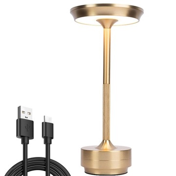 Полностью алюминиевая, тактильная настольная лампа, 5W металлическая прикроватная лампа