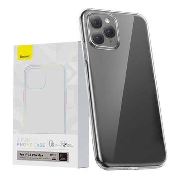 BASEUS ODPORNE PRZEŹROCZYSTE ETUI PLECKI CASE OCHRONNY DO IPHONE 11 PRO MAX