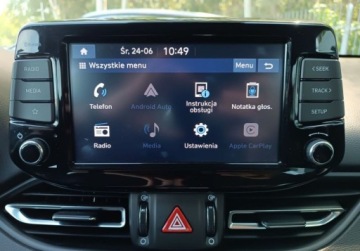 Hyundai i30 III Wagon Facelifting 1.0 T-GDI 120KM 2022 Hyundai i30 120KM T-GDI Smart SalonPL SerwisASO Iwl. Gwarancja FV23 120KM, zdjęcie 20