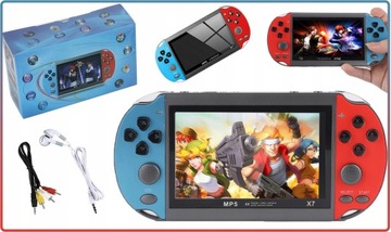 Портативная игровая консоль X7, множество игр, память 8G