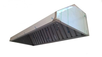 Okap Gastronomiczny 170x70x40 FILTRY RURA NOWY