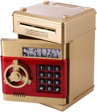 СЕЙФ-КОПИЛКА ДЛЯ МОНЕТ БАНКНОТ Депозитный автомат + ПИН-код
