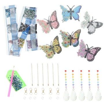 CRAFTING WISIOREK MOTYL WISIOREK Z RYSUNKIEM DIAMENTOWY WISIOREK SUNCATCHER