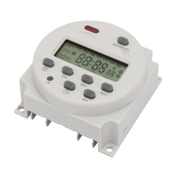 PROGRAMATOR CZASOWY WŁĄCZNIK WYŁĄCZNIK ENERGOOSZCZĘDNY CYFROWY 1s ~ 168h