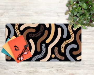 Прочный защитный коврик Almond doodles 90х45 см.