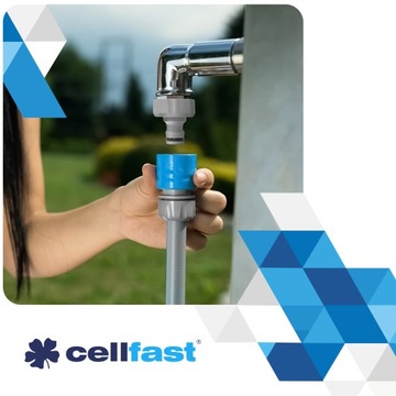 Быстроразъемный соединитель для садового шланга Cellfast | Соединитель для шланга 3/4 дюйма