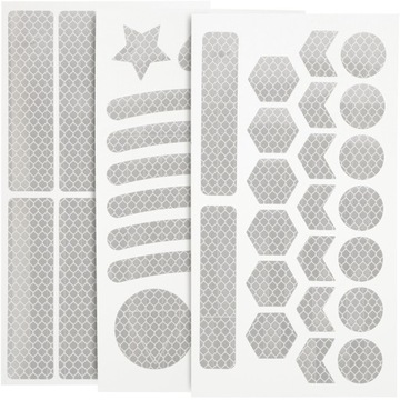 NAKLEJKA ROWEROWA DEKORACJA ZEWNĘTRZNA 3 ARKUSZY