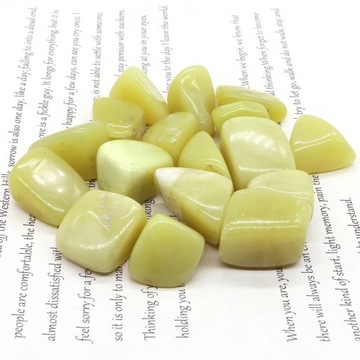 Natural Xiuyan Jade Bulk Tumbled Gem Gravel Specimen Healing Crystal