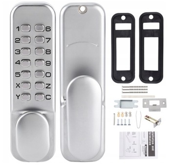 КОМБИНИРОВАННЫЙ ЗАМОК ДЛЯ ДВЕРЕЙ С МЕХАНИЧЕСКОЙ КОДОВОЙ РУЧКОЙ