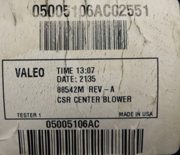 PACIFICA ЗАДНИЙ ВЕНТИЛЯТОР 05005106AC