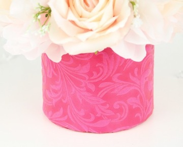 Букет в супер РОЗОВОЙ коробке, цветы POWDER LUX