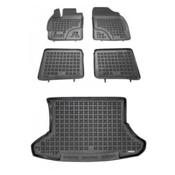 Gumová sada koberců a rohožek Toyota Prius III XW30 2009-2015
