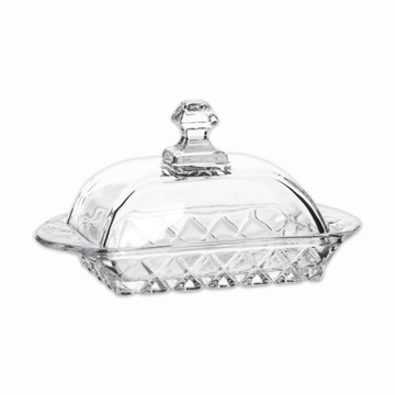 СТЕКЛЯННАЯ МАСЛЕНКА С КРЫШКОЙ КАРО ТАДАР