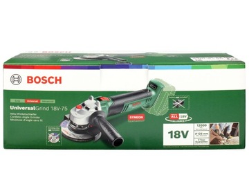 УГЛОВАЯ ШЛИФОВАЛЬНАЯ МАШИНА 18V UNIVERSALGRIND корпус BOSCH