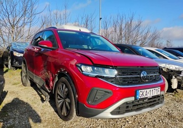 Volkswagen T-Cross SUV Facelifting 1.0 TSI 115KM 2025 Volkswagen T-Cross 2025r, SALON POLSKA. 1.0 TSI AUTOMAT. Uszkodzony bok. P, zdjęcie 1