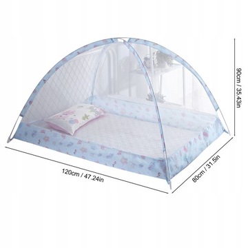 СКЛАДНАЯ ДОРОЖНАЯ кроватка, ВОСПРОИЗВЕДЕНИЕ С МОСКИТНОЙ СЕТКОЙ