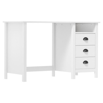 BIURKO LL Z 3 SZUFLADAMI 120X50X74CM SOSNA