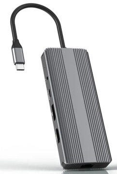 Концентратор USB-C HDMI 2.1 DisplayPort 8K 4K 120 Гц PD 100 Вт