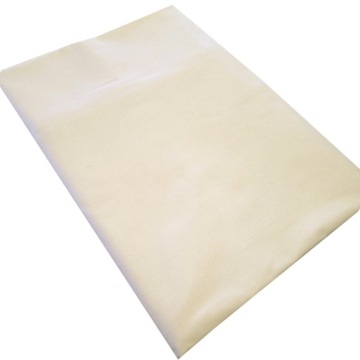 KREMOWE Prześcieradło BAWEŁNA 160x200 Bez Gumki