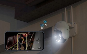 Домашний мониторинг НАРУЖНАЯ ВРАЩАЮЩАЯСЯ КАМЕРА 4x ZOOM
