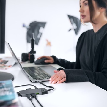 Адаптер HUB USB-C GC Connect 7-в-1 для MacBook M1 M2 USB 3.1 HDMI