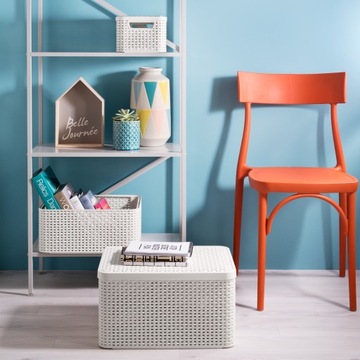 КОНТЕЙНЕР-ОРГАНИЗАТОР КОРЗИНА CURVER С КРЫШКОЙ 30 Л