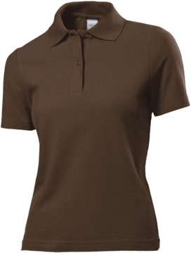 T-Shirt koszulka polo damska ST3100 Brązowa S