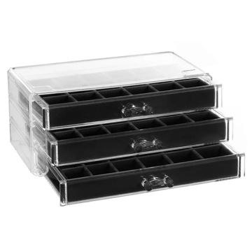 Органайзеры для пигментов | 3 ЯЩИКА ПРОЗРАЧНЫЕ