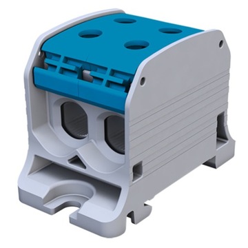 SIMBLOCK Złączka szynowa 4x50mm² STB50-2 niebieska