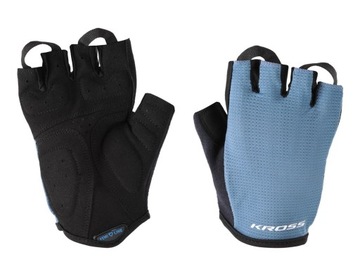 Rękawiczki rowerowe Kross M niebieski Promo !