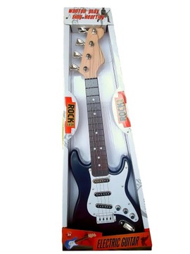 GITARA ROCKOWA DLA DZIECI GRA STRUNY INSTRUMENT