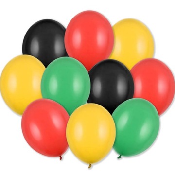 Balony lateksowe urodziny kolorowe 10 szt