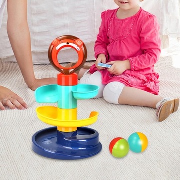 Zabawka do toczenia piłek Lion Balls Drop Toys dla dzieci w wieku przedszko