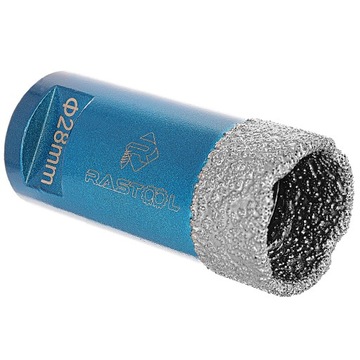 АЛМАЗНАЯ КОРОНКА ДЛЯ керамогранита 28MM RASTOOL ПРЕМИУМ КАЧЕСТВА