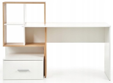 ГРОССО письменный стол, золотистый дуб/белый ХАЛМАР