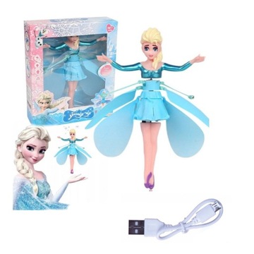 LATAJĄCA LALKA KSIĘŻNICZKA ELSA WRÓŻKA ELZA FROZEN