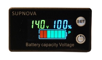 Uniw. wskaźnik naładowania akumulatora 8-84V kolor