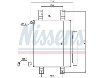 KONDENZÁTOR KLIMATIZACE DAIHATSU CUORE VI 1.0 03-