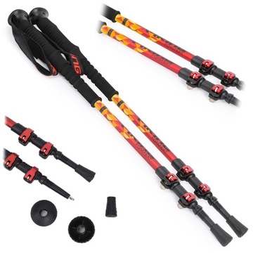 Шесты Viking Lhotse 65-135 см оранжевые