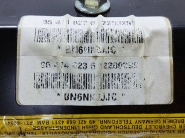 96474823 ULOŽENÍ AIRBAG SPOLUJEZDCE 1.6 80 2007 CHEVROLET LACETTI SEDAN