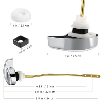 БОКОВАЯ РУЧКА ДЛЯ УНИТАЗА TOTO KOHLER SILVER GOLD