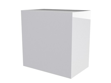 SKRZYNKA GAZOWA SZAFKA 40x40x25 BIAŁA Z PLECAMI