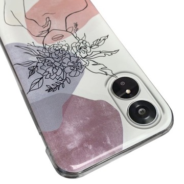 Grube etui silicone do Oppo A17 + szkło 9H
