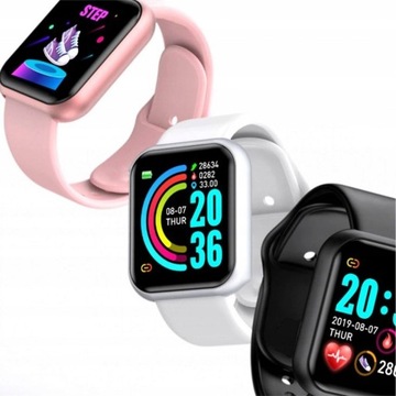 SMARTWATCH белый ВОДОНЕПРОНИЦАЕМЫЙ ШАГОМЕТР