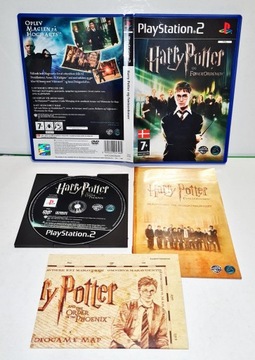 HARRY POTTER and The Order of Phoenix PS2 + PLAKAT, ZADBANA PŁYTA -5