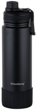 Kubek termiczny czarny bidon na kawę herbatę 720ml KLAUSBERG KB-7637
