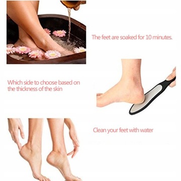 Терка для пяток из нержавеющей стали, 1 шт.